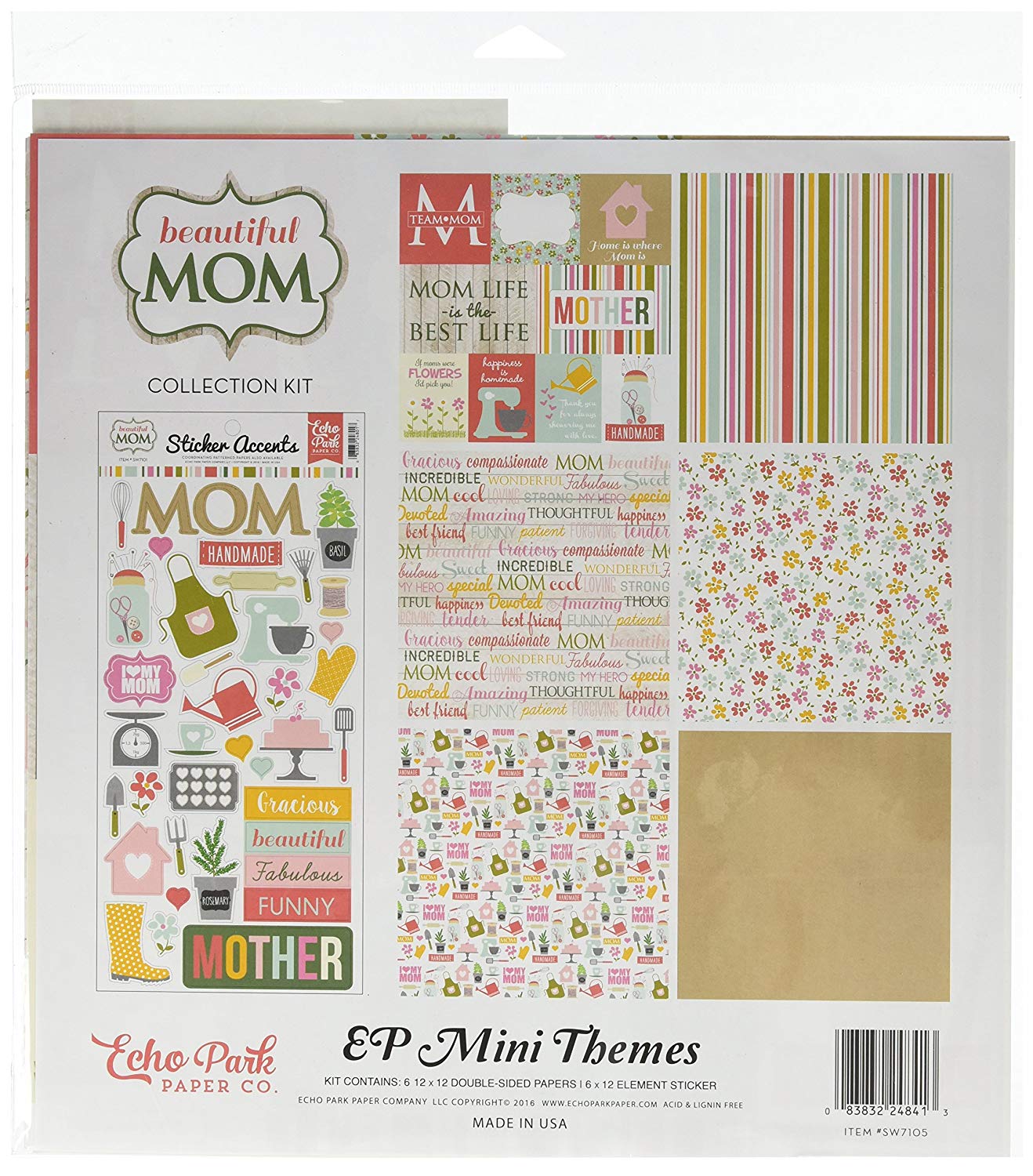 Beautiful Mom 12x12 Scrapbook Collection Kit
