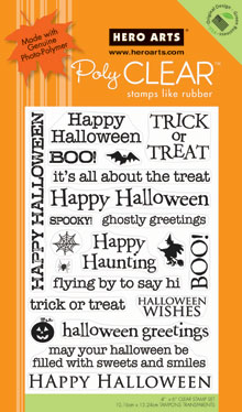 Happy Halloween Clear Stamp