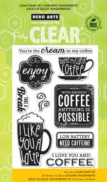 Need Caffine Clear Stamp Set