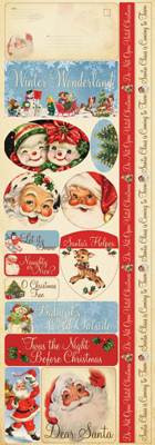 Dear Santa Collection - Christmas Combo Cardstock Stickers