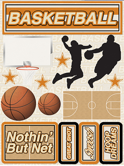 Signature Series 3 - Basketball Stickers