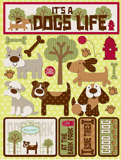 Signature Series 3 - Dog Park Stickers