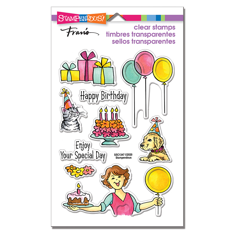 Birthday Gift Perfectly Clear Stamps