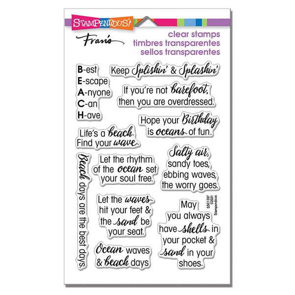 Ocean Sayings Perfectly Clear Stamps Set