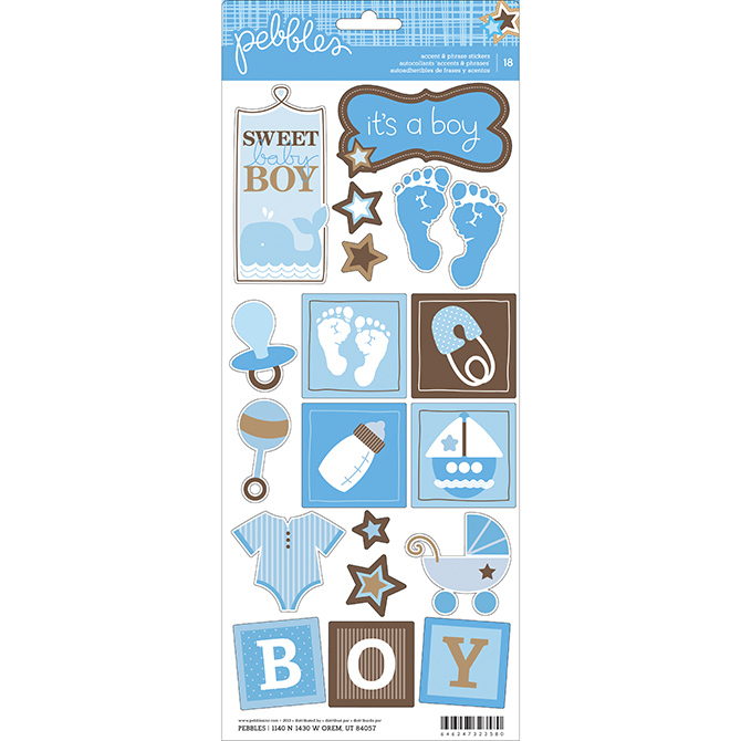 Baby Boy Accent Stickers