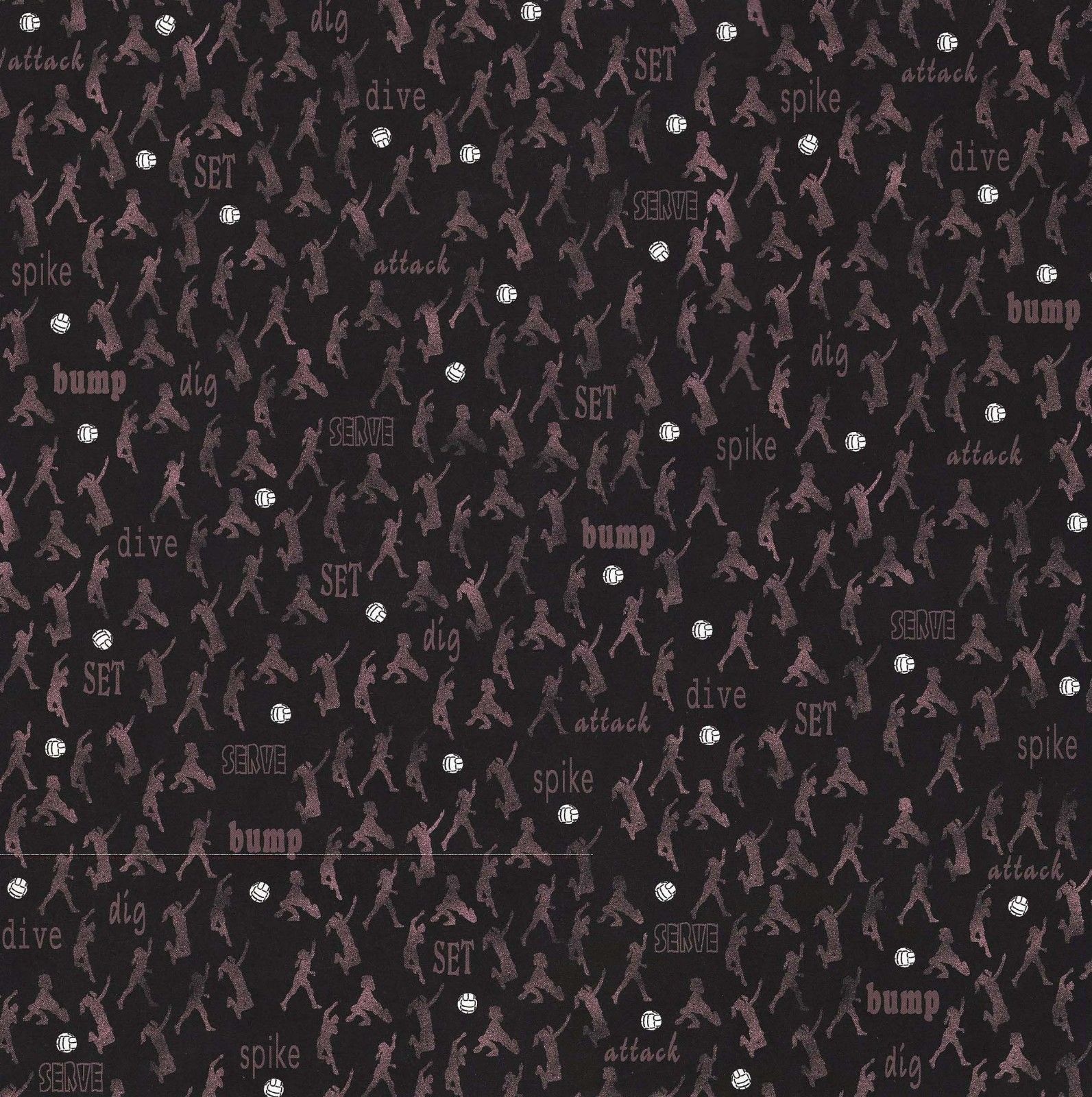 Volleyball Paper - Get in the Game Scrapbook Paper