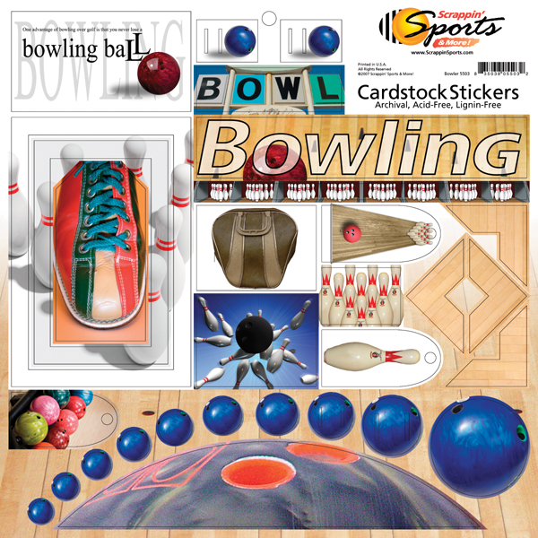 Bowling Stickers - Bowler