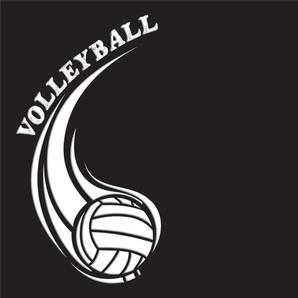 Volleyball Paper - Embossed Volleyball Scrapbook Paper