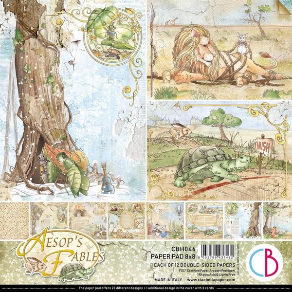 Aesop's Fables 8x8 Paper Pad