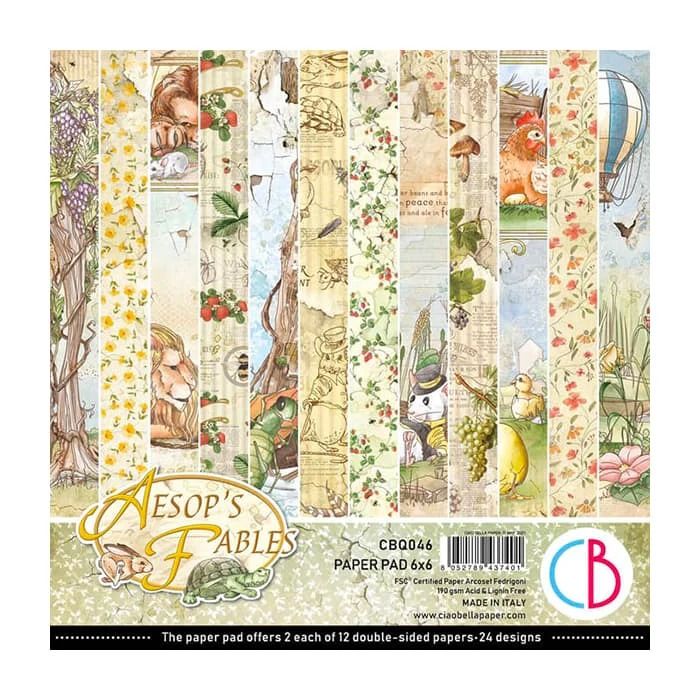 Aesop's Fables 6x6 Paper Pad