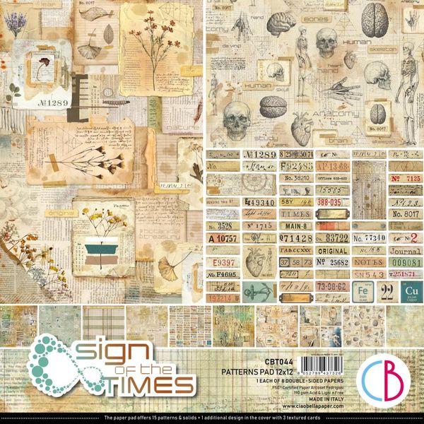 Sign of the Times 12x12 Patterns Pad