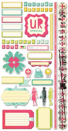 Upcycle Cardstock Stickers