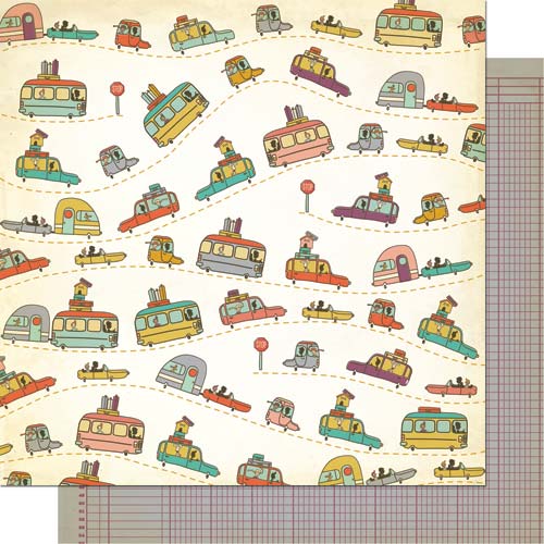 Joy Ride Zoom Zoom 12 x 12 Cardstock