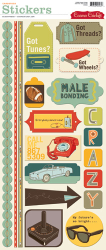 Boyfriend Cardstock Stickers