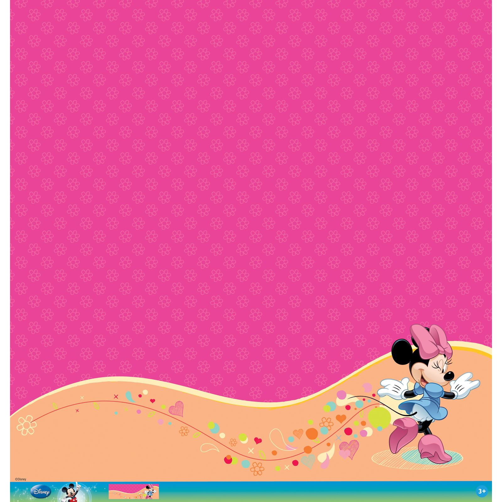Disney Paper - Mickey Mouse Family Minnie Mouse