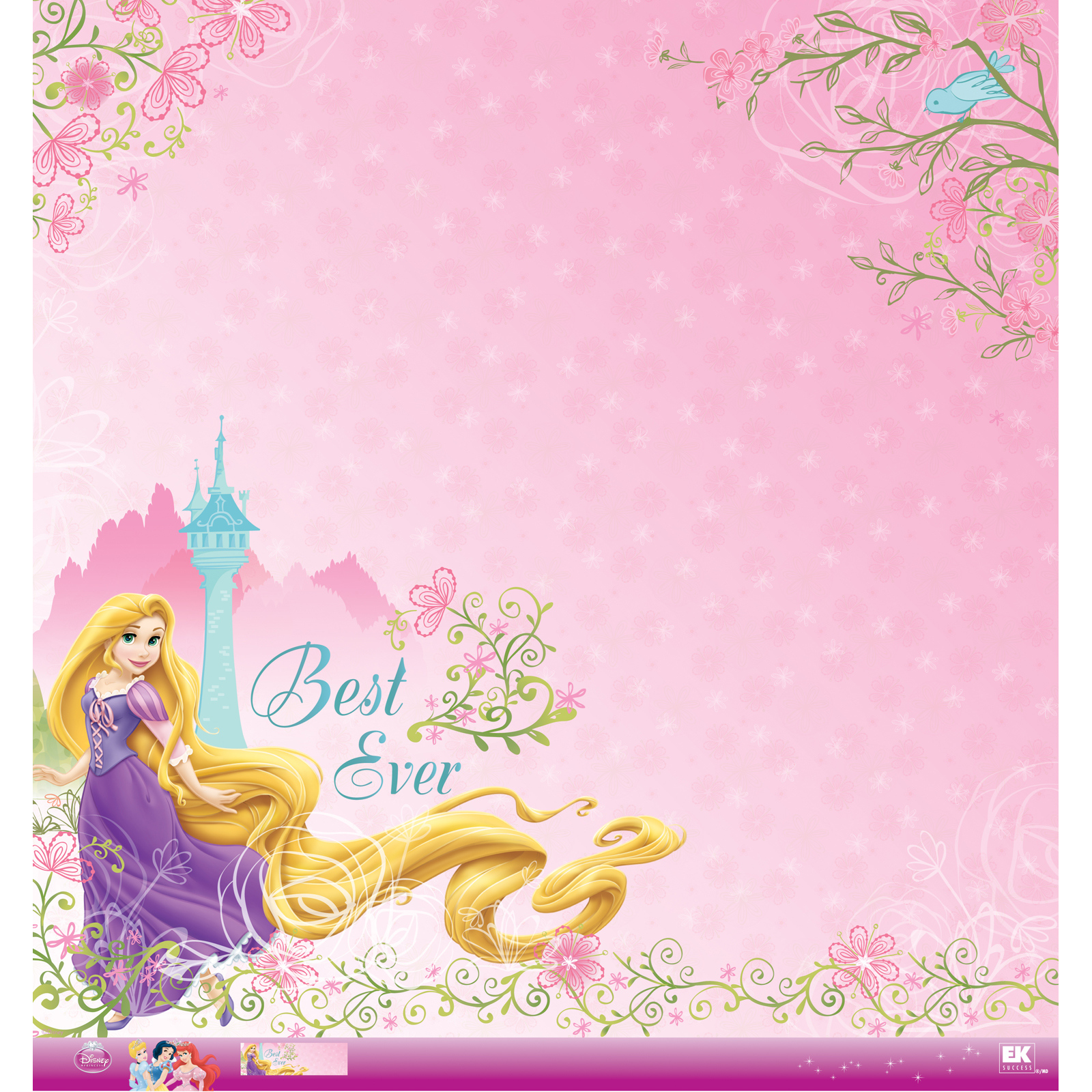 Disney Paper - Princess Rapunzel Glitter