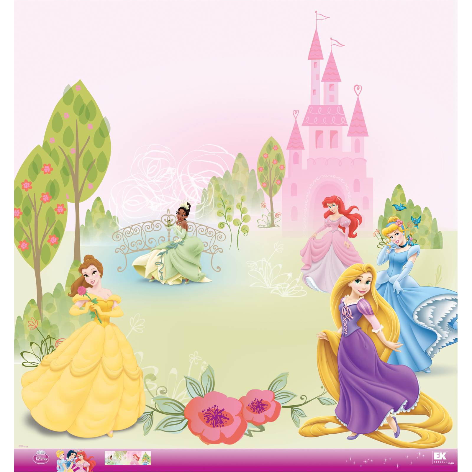 Disney Paper - Multiple Princess Glitter