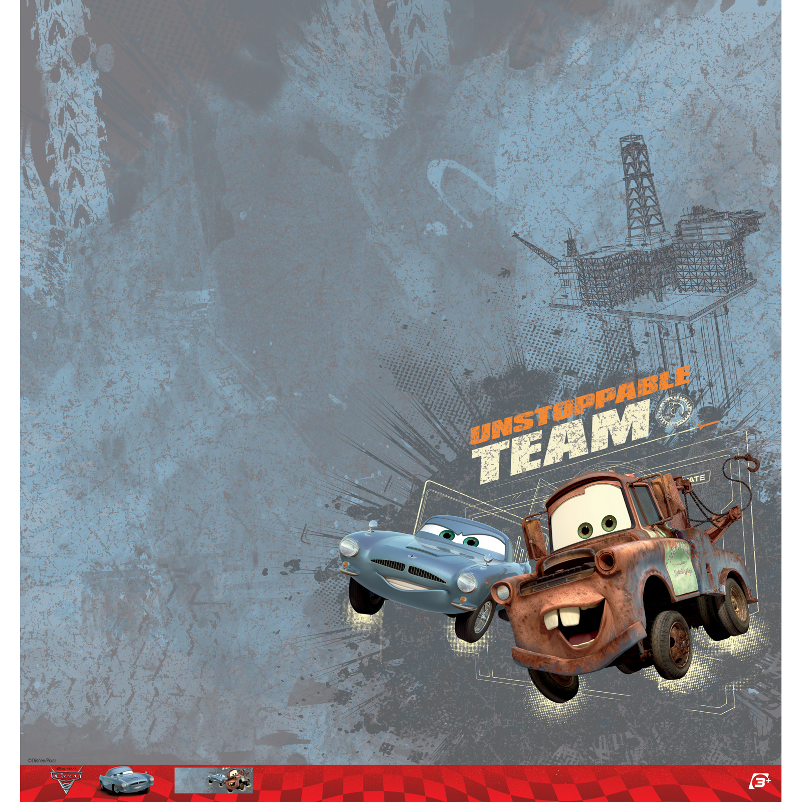 Disney Paper - Cars 2 Mater and Finn