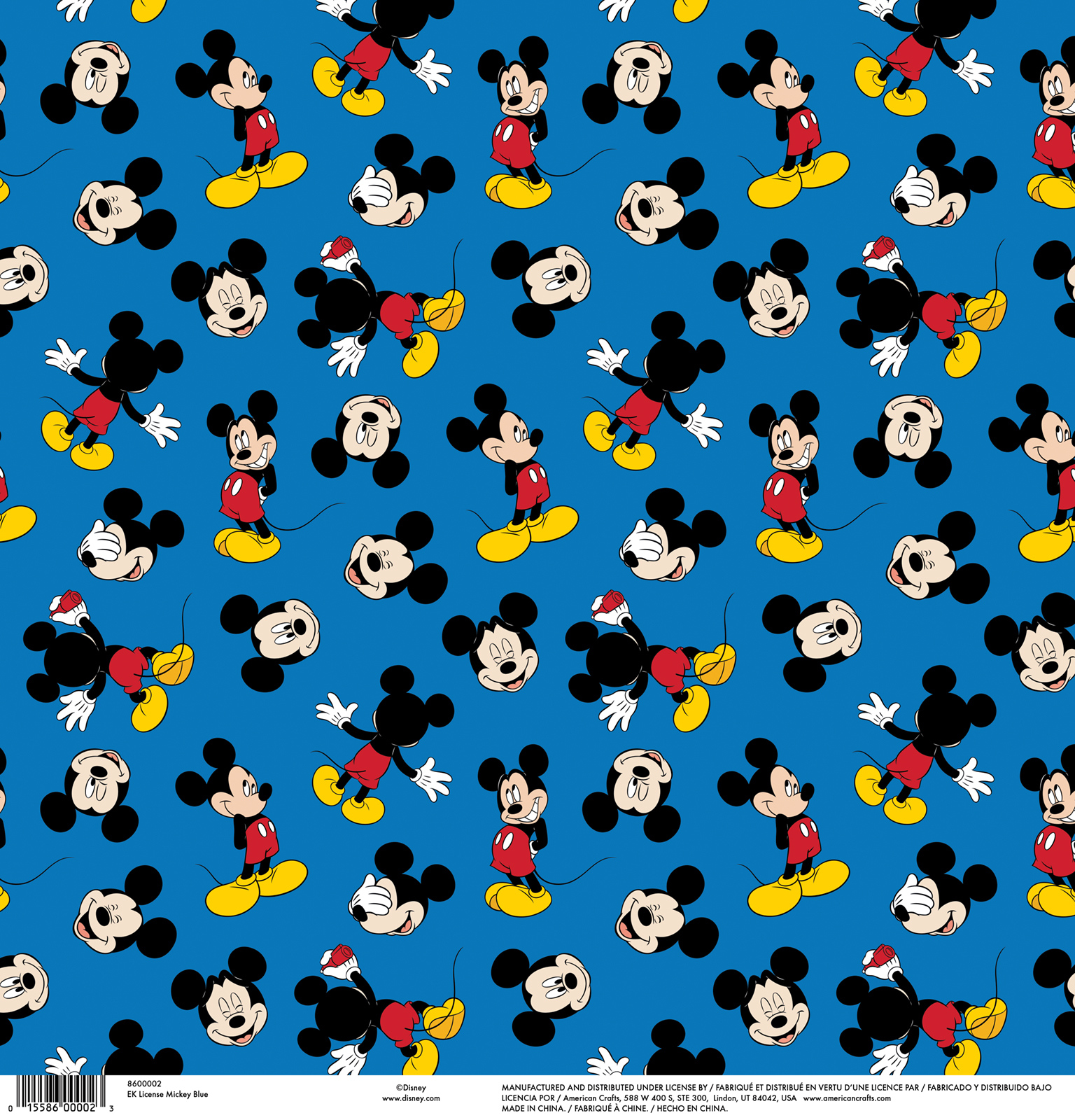 Disney Paper - Mickey Blue