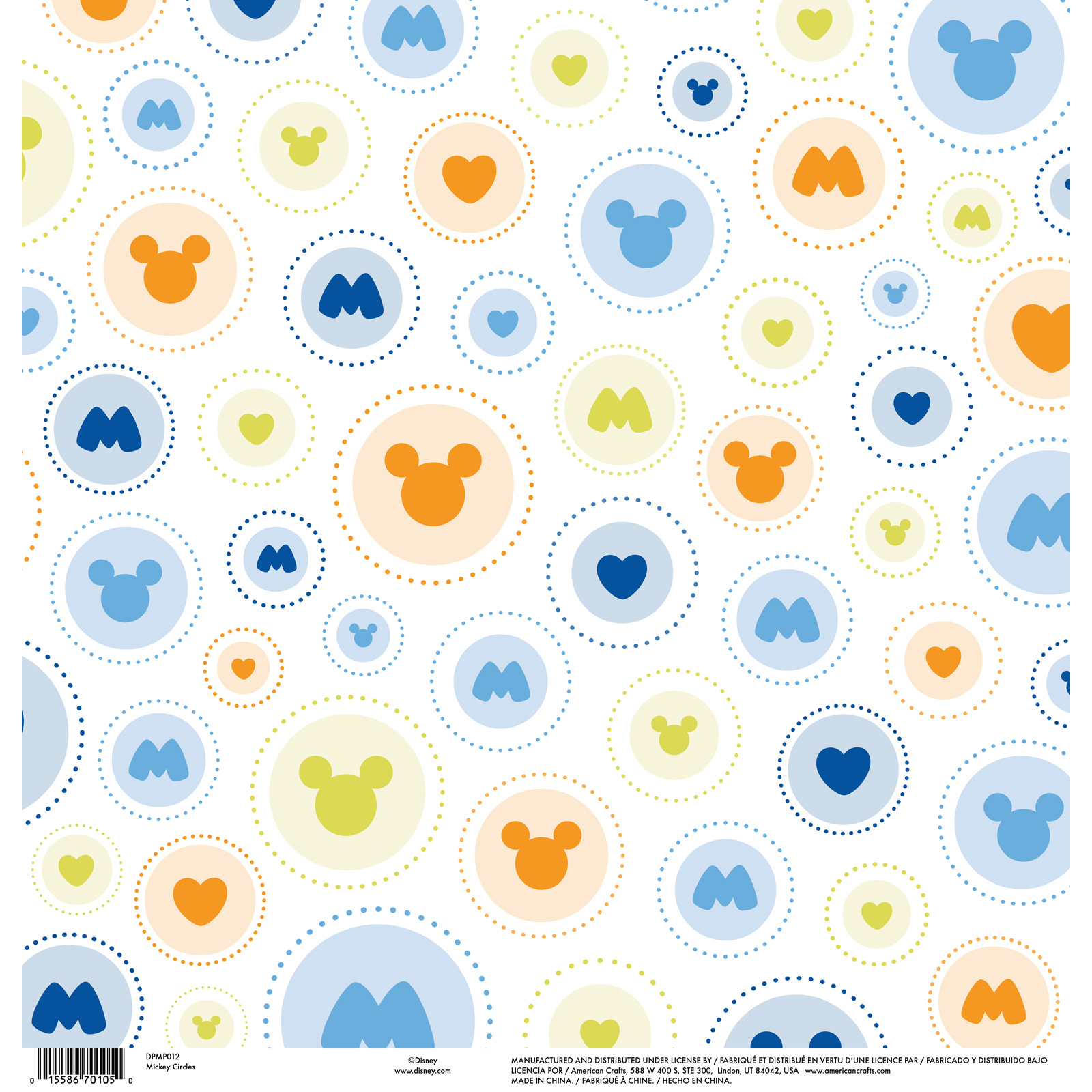 Disney Paper - Mickey Circles Gloss