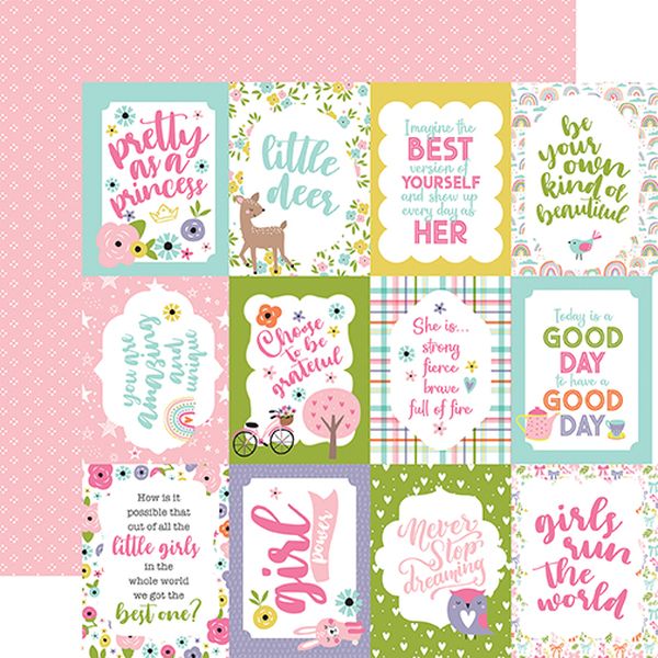 All About a Girl: 3x4 Journaling Cards