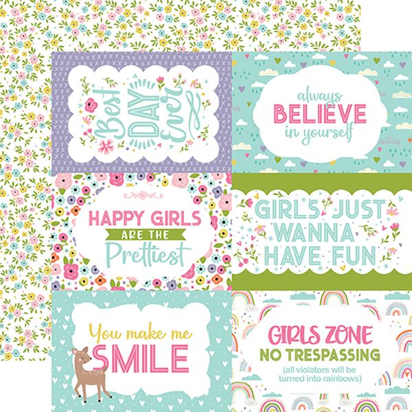 All About a Girl: 6x4 Journaling Cards