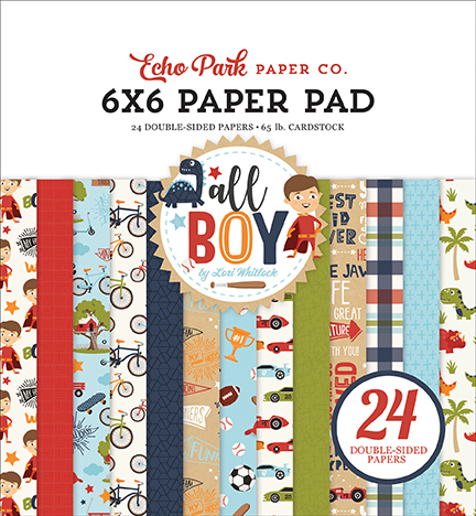 All Boy 6x6 Paper Pad