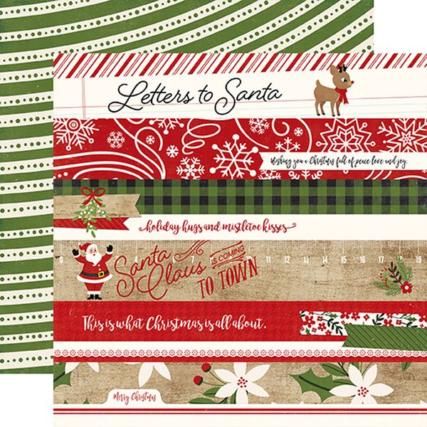 A Perfect Christmas: Border Strips DS Paper