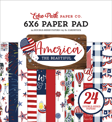 America The Beautiful 6x6 Paper Pad