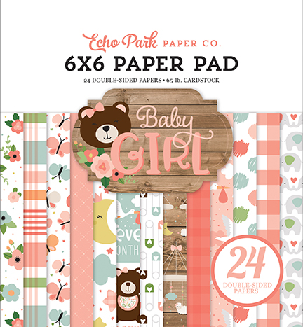 Baby Girl 6x6 Paper Pad