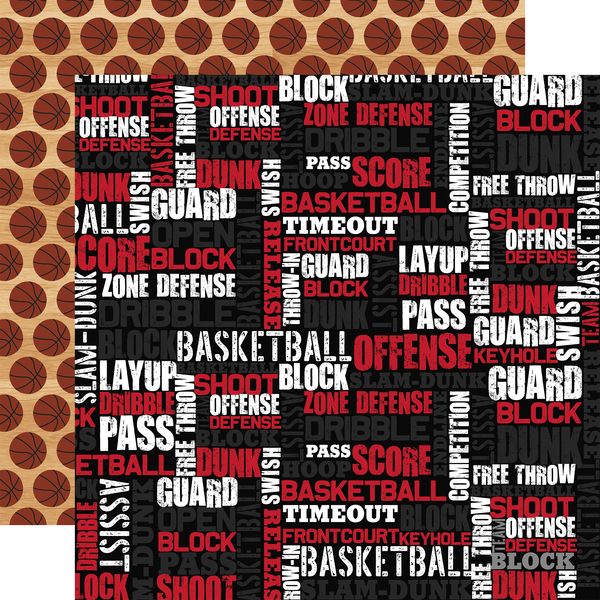 EP Basketball: Basketball Words DS Paper