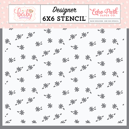 Precious Floral 6x6 Stencil Set