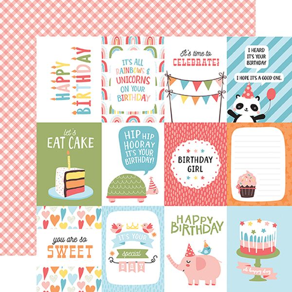 Birthday Girl: 3X4 Journaling Cards