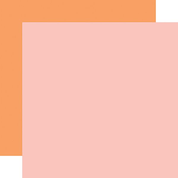 Birthday Girl: Light Pink/Orange Coordinating Solid