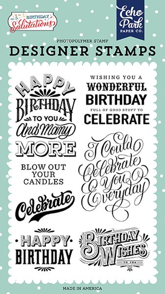 Birthday Wishes Stamp Set