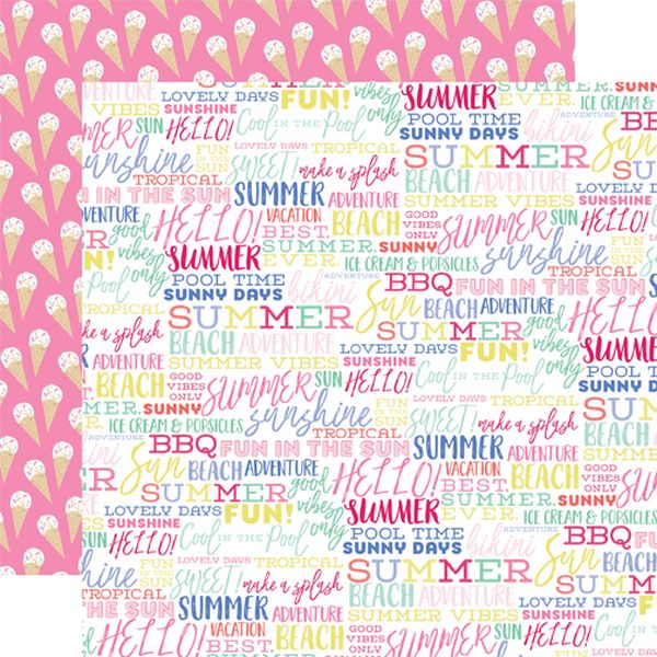 Best Summer Ever: Summer Words DS Paper