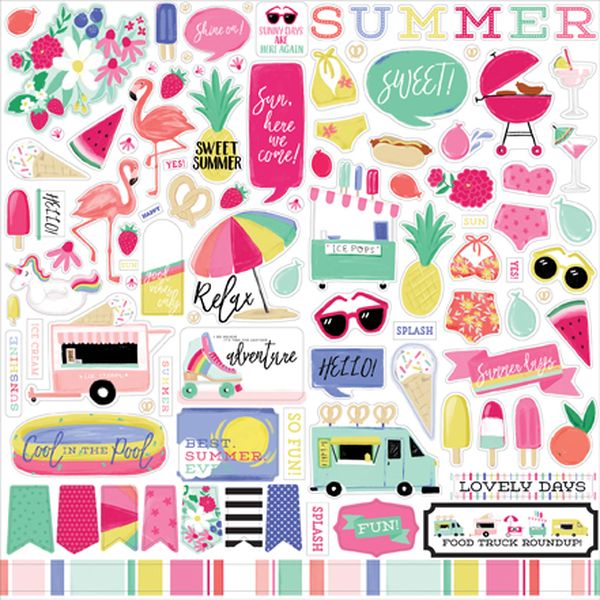 Best  Summer Ever Element Sticker