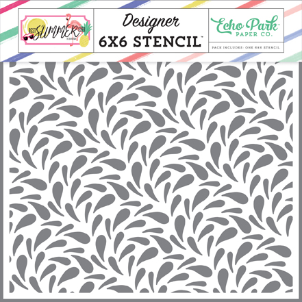 Splash 6x6 Stencil Set