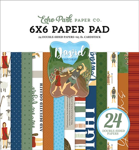 Bible Stories: David And Goliath 6x6 Paper Pad