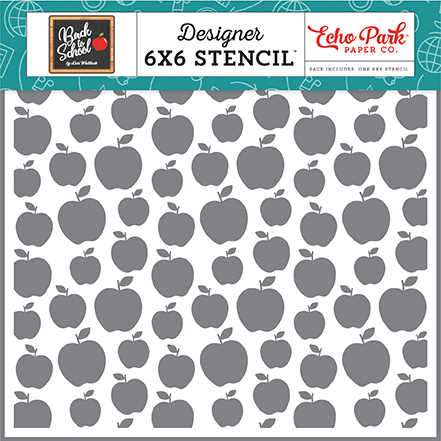 Apple A Day 6x6 Stencil Set