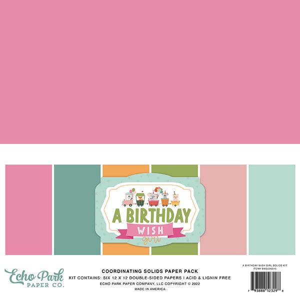 A Birthday Wish Girl Solids Kit