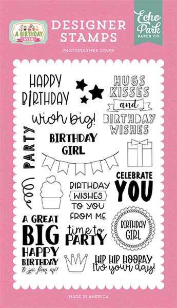 A Birthday Wish: Wish Big Stamp Set