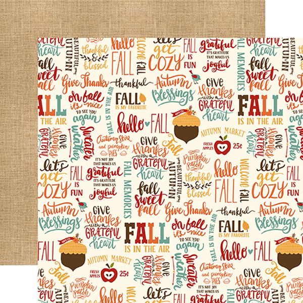 Celebrate Autumn: Fall is Fun DS Paper
