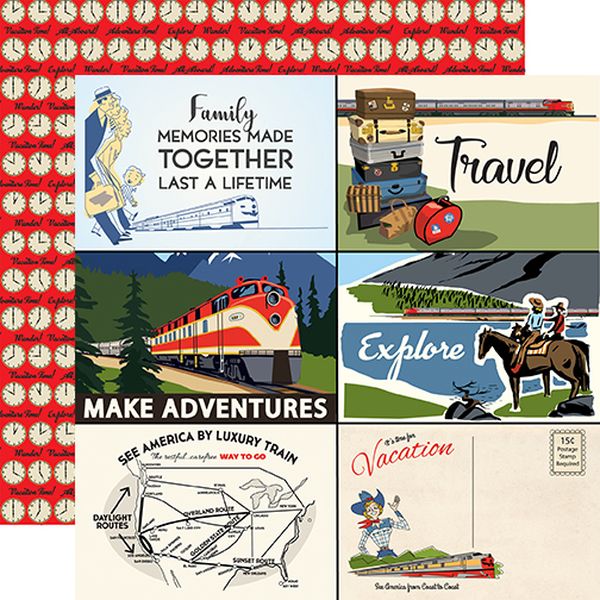 All Aboard: 4x6 Journaling Cards