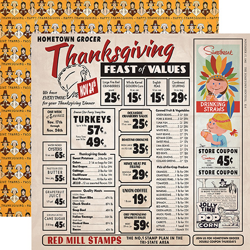 Autumn: Thanksgiving Feast DS Paper