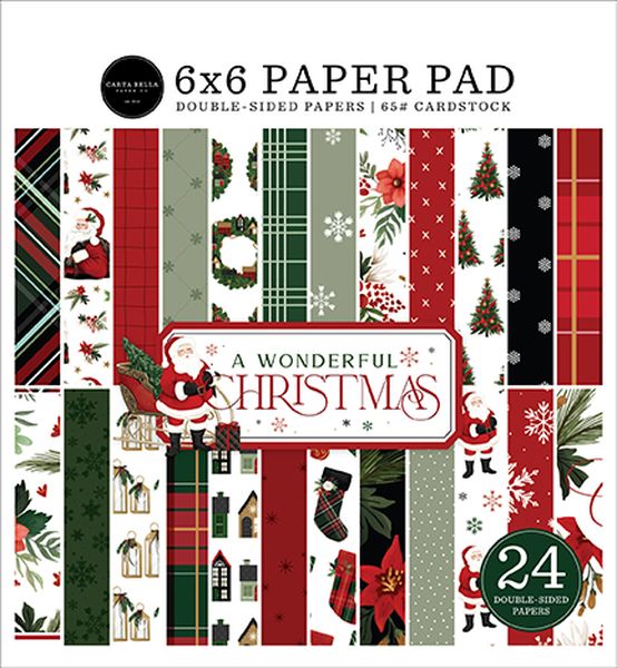 A Wonderful Christmas 6x6 Paper Pad