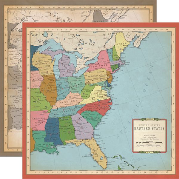 Cartography No. 1: US East Coast DS Paper