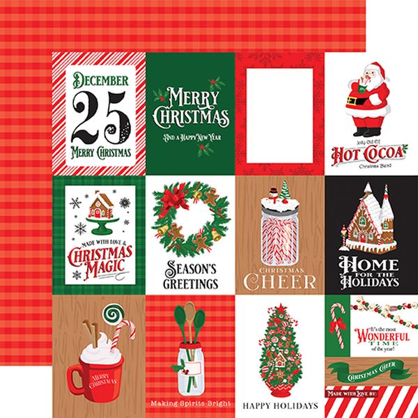 Christmas Cheer: 3X4 Journaling Cards