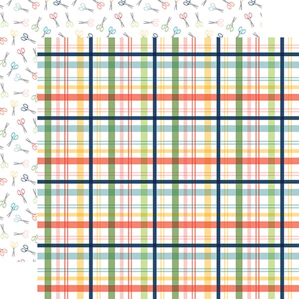 Craft & Create: Makers Plaid DS Paper