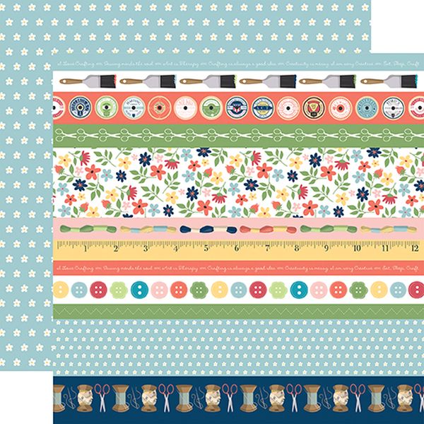 Craft & Create: Border Strips DS Paper